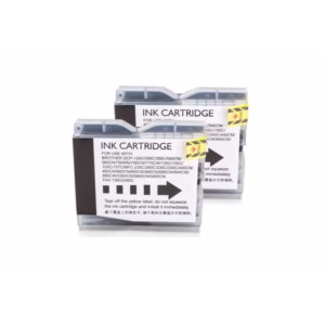 Compatible Brother LC-1000BKBP2DR ink double pack Black