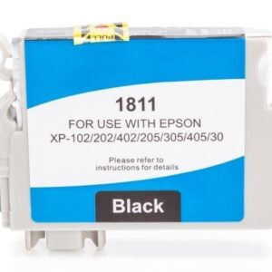 Alternativ zu Epson C13T18114010 / C13T18114012 / T1811 / 18 XL Tinte Black