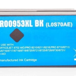 Alternativ zu HP L0S70AE / 953XL Tinte Schwarz