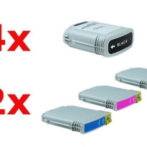 Alternativ zu HP Nr 88 XL Tinten Spar-Set (4xBK, je 2xC,M,Y) 10 Stück